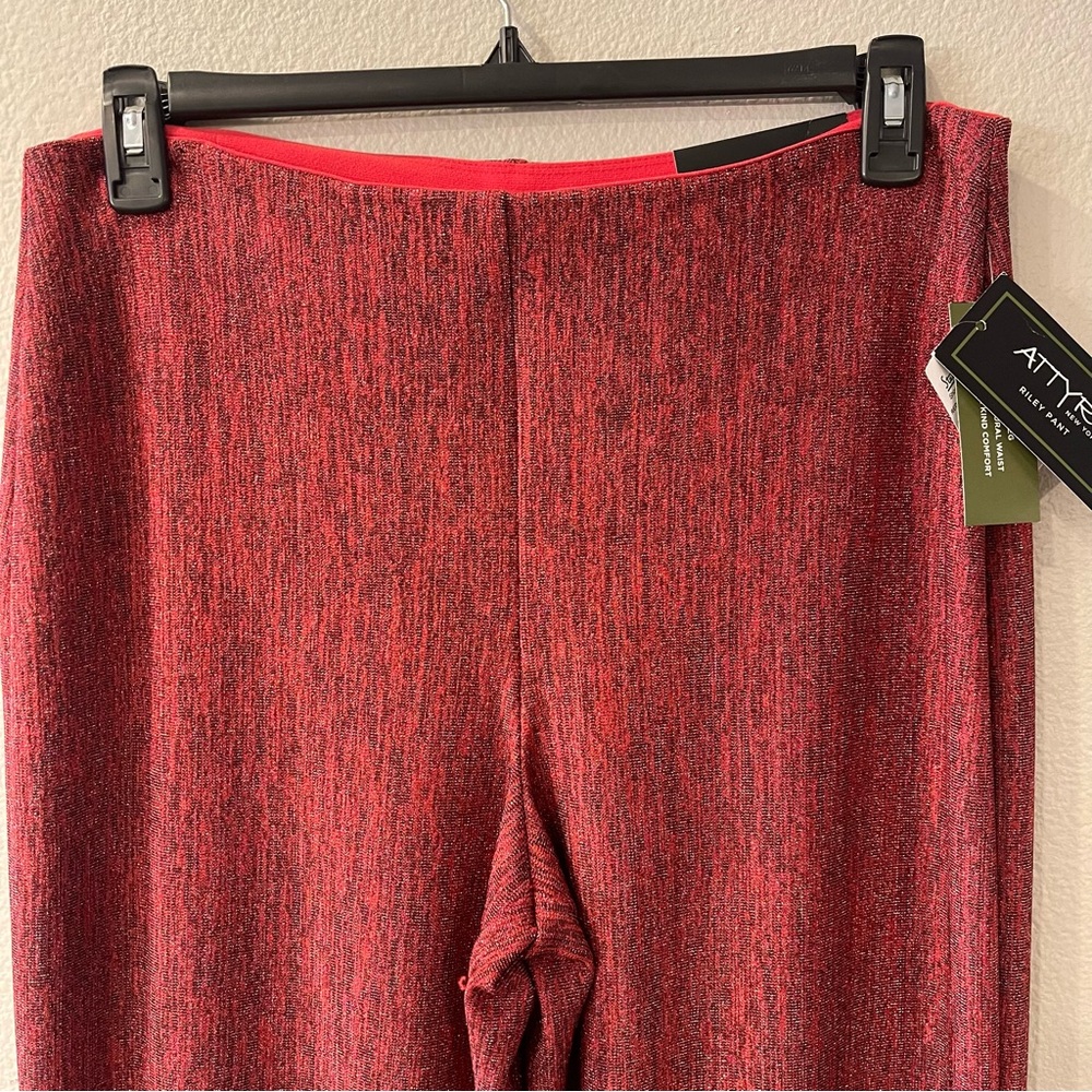 Attyre Red Wide Leg Riley Pants - Picture 2 of 7